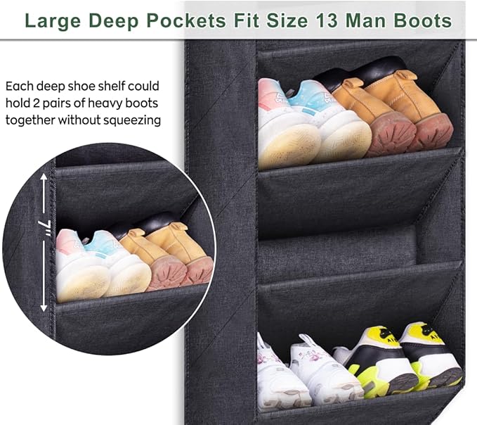 SLEEPING LAMB Over the Door Shoe Rack