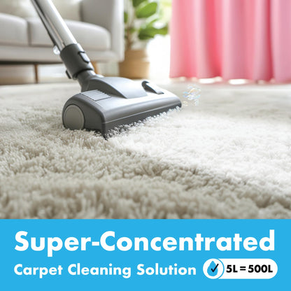 Dirtbusters Carpet Shampoo Cleaner Solution (5L) Clean & Deodorise With Stain Cleaning Remover And Odour Treatment, Spring Fresh