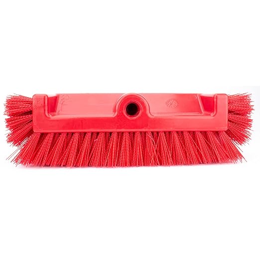 SPARTA Multi-Level Tile Scrub Brush 12" Wide Brush Head, Heavy-Duty Tile
