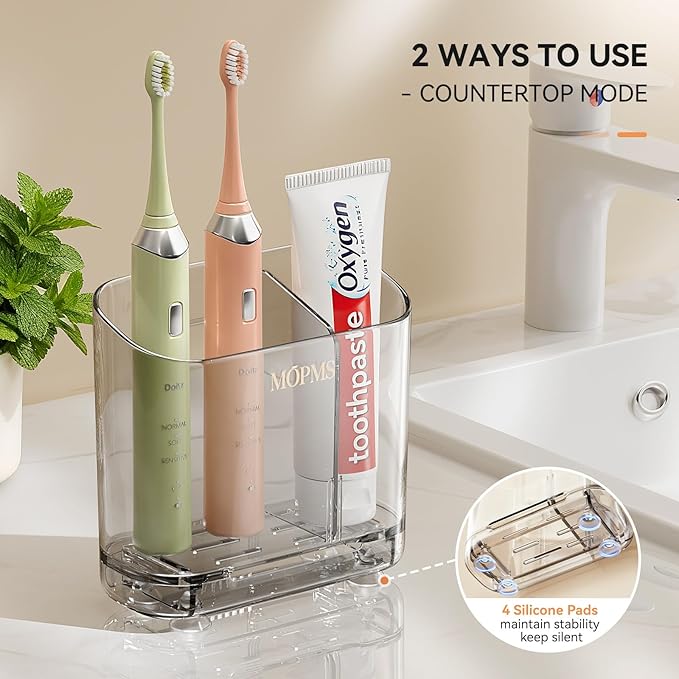 Toothbrush Holders with Drainage