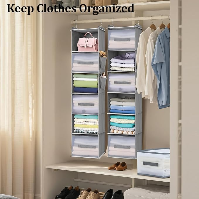 6-Tier Hanging Closet Organizer