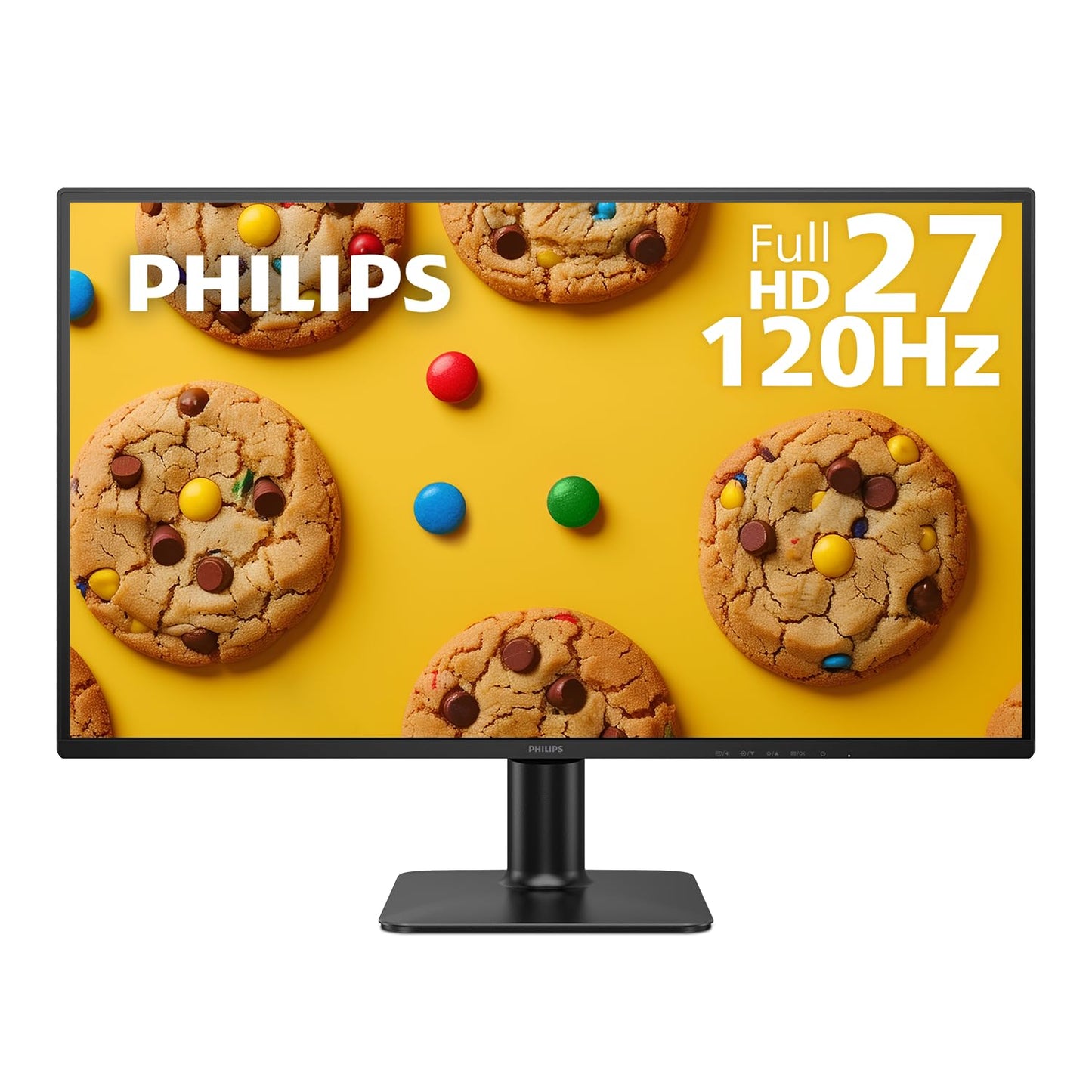 Philips 221V8LB 22 inch Class Thin Full HD (1920 x 1080) Monitor, 100Hz Refresh Rate, VESA, HDMI x1, VGA x1, LowBlue Mode, Adaptive Sync, 4 Year Advance Replacement Warranty