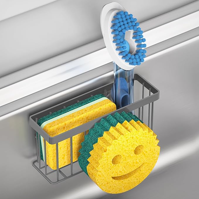 Sponge Holder Smiley Face, Sink Caddy