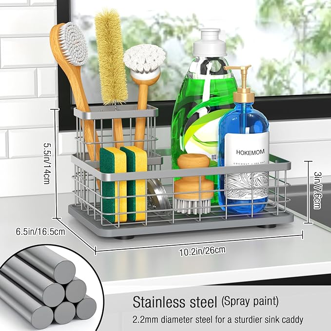 Kitchen Sink Caddy Organizer, Sponge Holder