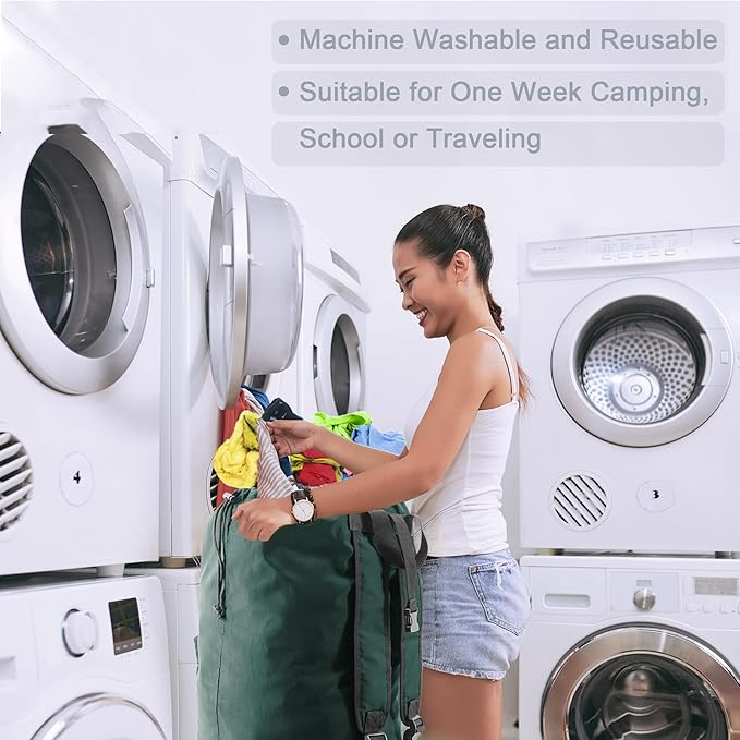 BeeGreen Laundry-Bag-Backpack-Heavy-Duty
