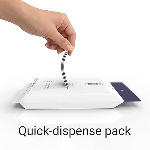 happimess 13.2 Gallon Drawstring Trash Bags, Lavender Scent, Heavy Duty MDPE