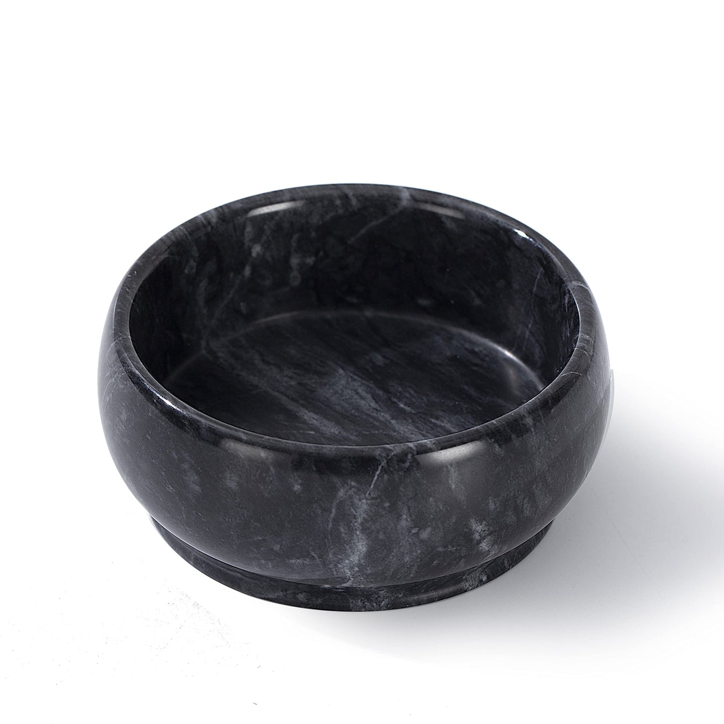 CM CHIC MONDAY 4.72 Inch Decorative Bowls - Natural Marble Key, Coffee Table Centerpiece, Soap Serving, Incense Burner, Smudge Bowl