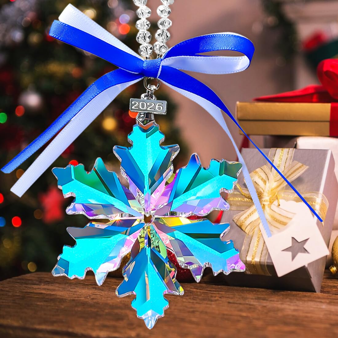 2026 Christmas Ornaments, Crystal Snowflake Ornaments, Pretty Beautiful