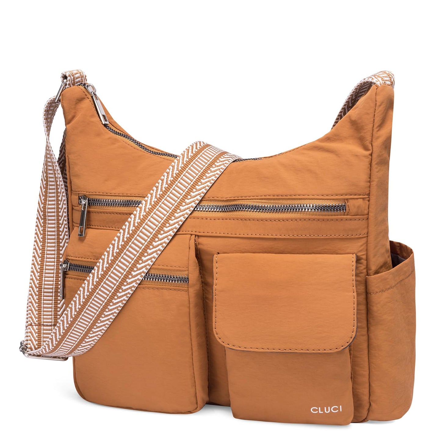 CLUCI Travel Purses for Women, Waterproof Nylon Crossbody Bags for Woman Trendy, Anti Theft Shoulder Handbags for Ladies