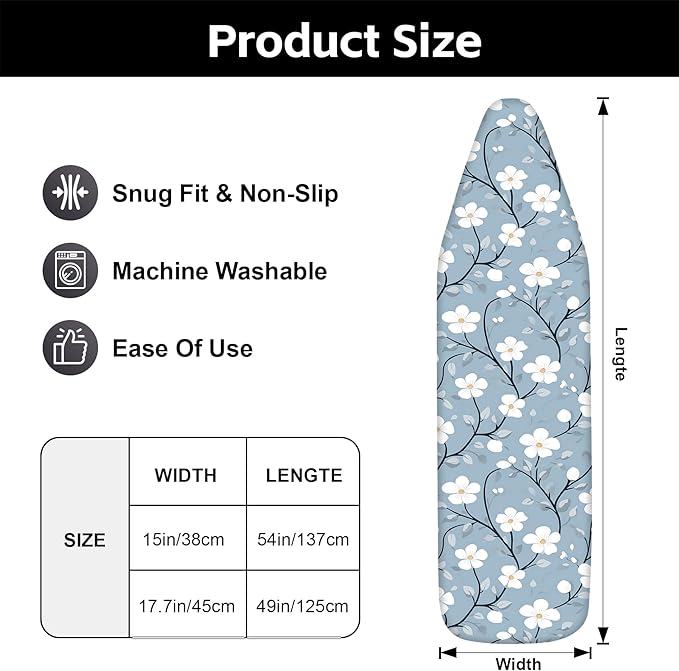 Ironing Board Cover for Crafting, Flat Decoration
