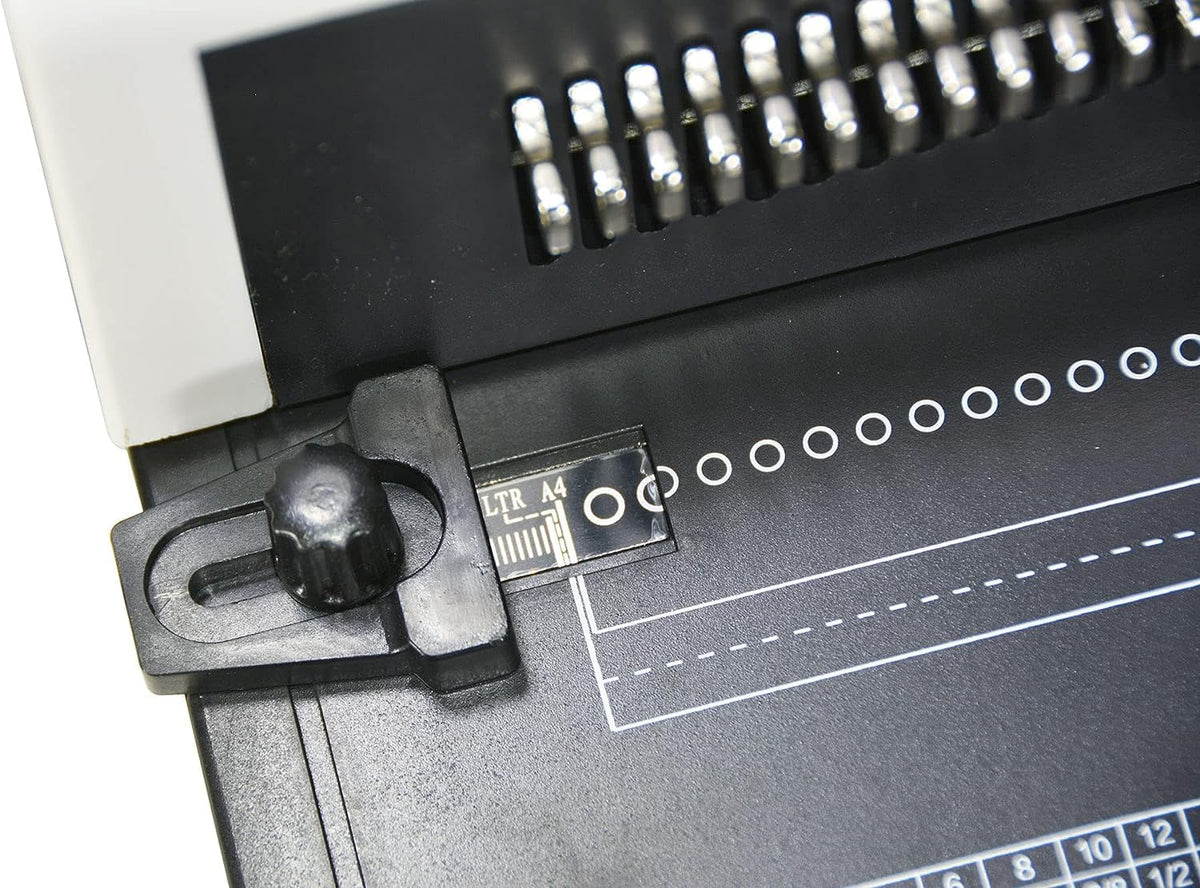 PPE S25A Coilbind Coil Punch & Binding Machine Free Crimper & 8mm Plastic COILS Box of 100pcs