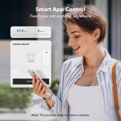 PETLIBRO Automatic Cat Feeder for 2Cats, 5L Timed Dual Dog Food Dispenser, 5G WiFi Pet Feeder with APP Remote Feeding, 1-10 Meals/Day, 10s Meal Call, Double Trays