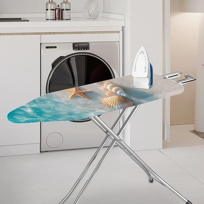 Standard Size Ironing Board Cover Protector Shell Starfish Beach Print Ironing