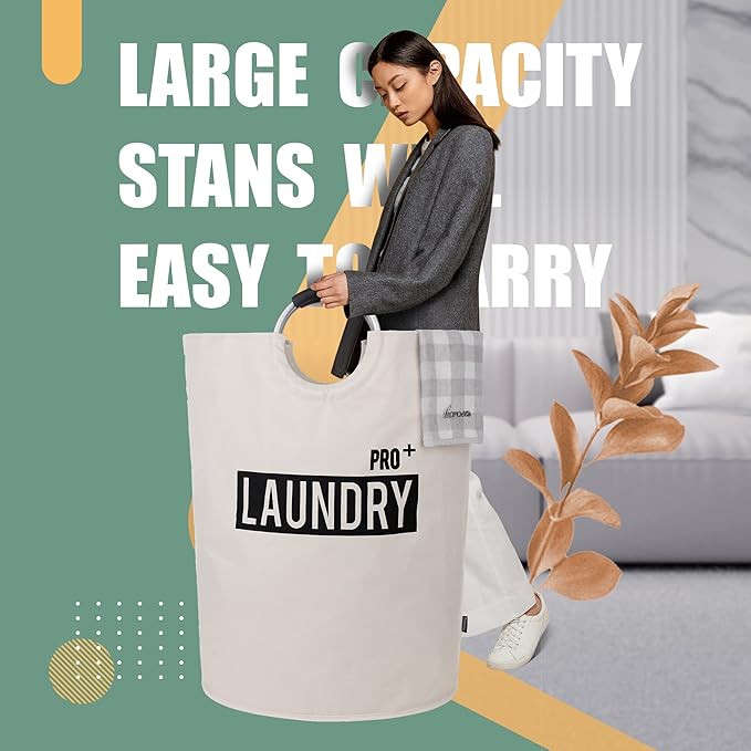 Caroeas Super Large 150L Laundry Basket Pro, Waterproof Laundry Hamper