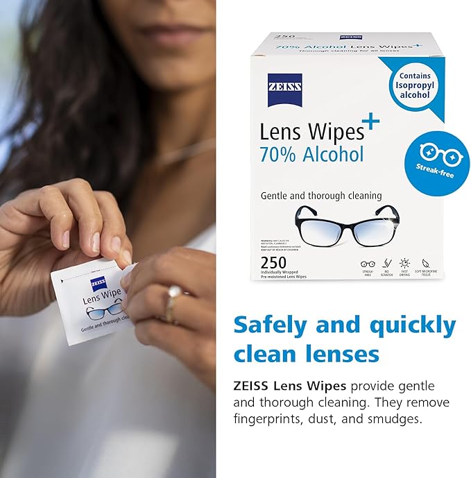ZEISS Pre-Moistened Lens Cleaning Wipes