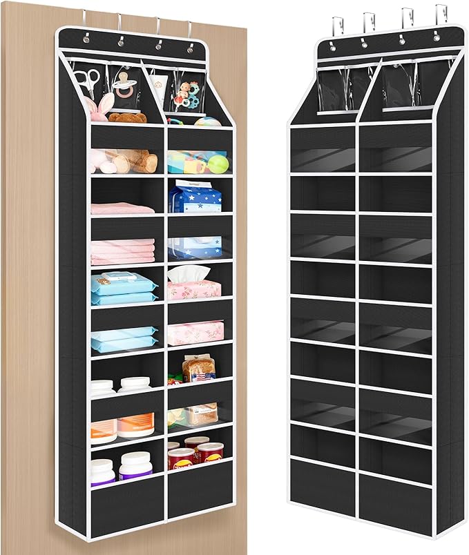 Univivi 6-Shelf Over Door Hanging Organizer Fabric Door Storage