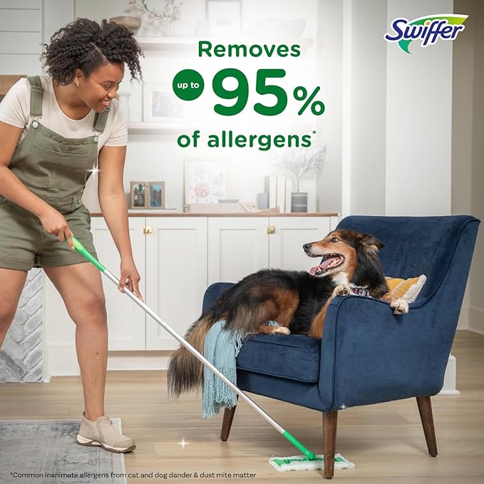Swiffer Sweeper 2-in-1 Mops for Floor Cleaning, Dry and Wet Multi Surface Floor