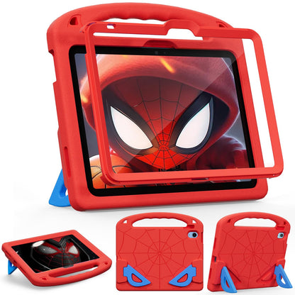 LKOOZO Kids Case for iPad (A16) 11th Generation 11 Inch 2025 / iPad 10th Generation 10.9 inch 2022, Shockproof Cover with Built-in Screen Protector, Red