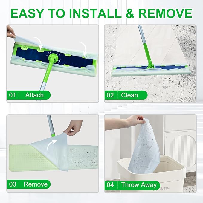 40 Count XL Wet Mopping Cloths for Swiffer Sweeper XL Mop