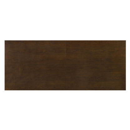 Christopher Knight Home Evat 95 Inch Dining Table for 6-8 People, Modern Kitchen Table with U-Shaped Legs, Large Wooden Rectangular Farmhouse Dinner Furniture for Dining Room, Home Office, Walnut