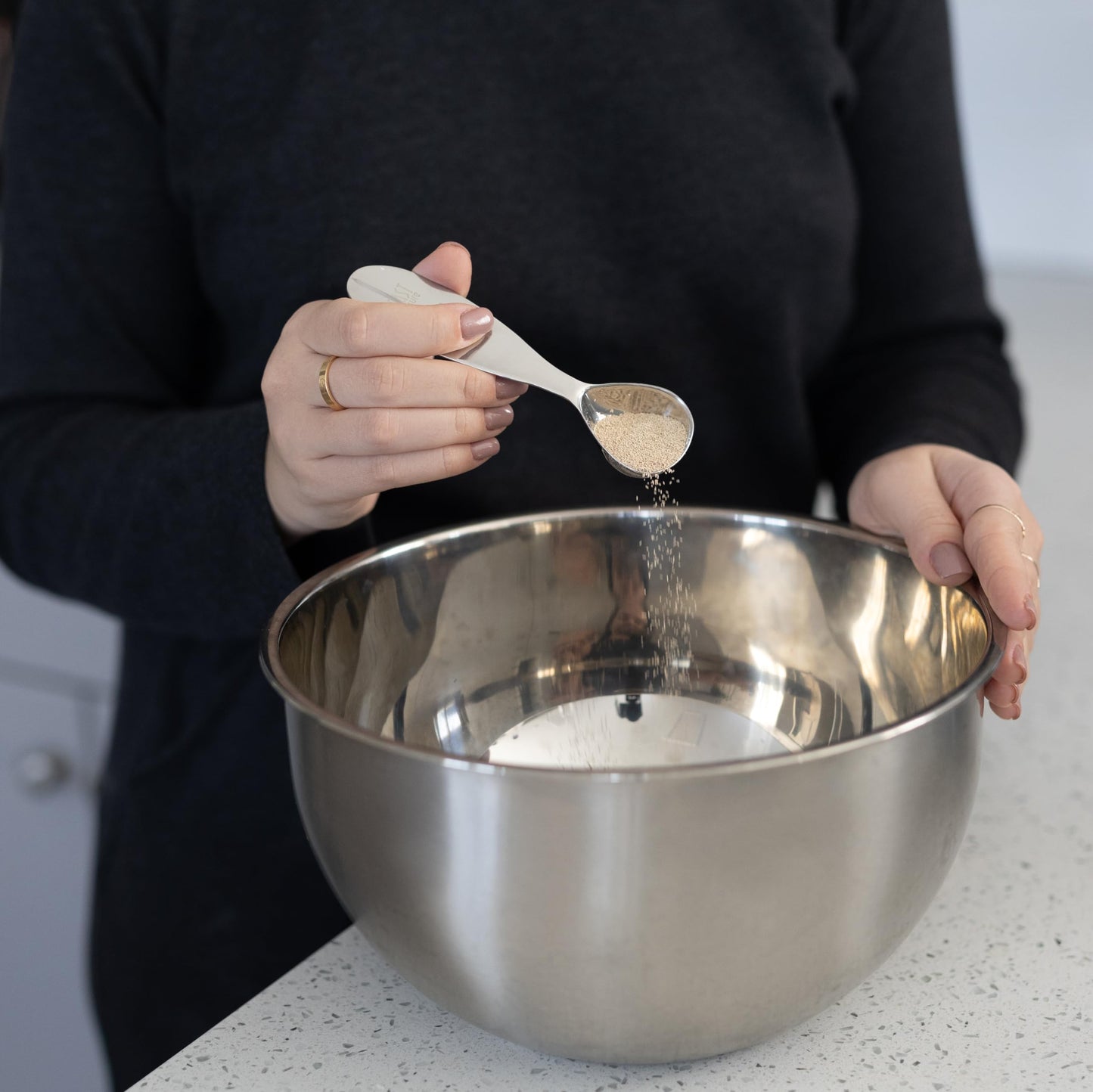 Fox Run Stainless Steel Yeast Measuring Spoon, 2.25 Teaspoons, 0.25 Ounces