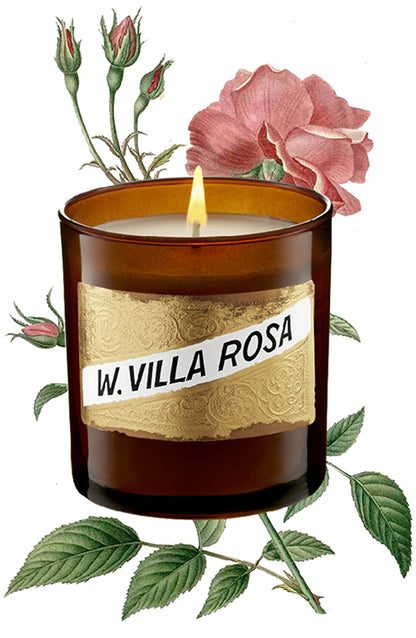 C.O. Bigelow West Village Rose Scented Candle, Premium Soy Wax Candle, 60 Hour Burn Time, Hand Poured Non Toxic Candles with Environmentally Friendly Cotton Wick, 9oz
