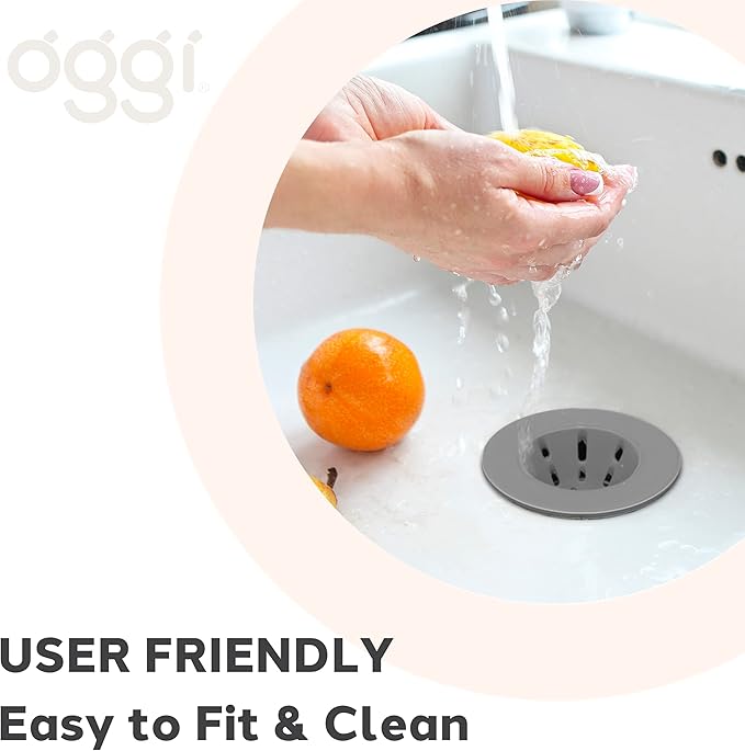 OGGI Silicone Sink Strainer- Great Kitchen Sink Strainer, Sink Drain Strainer