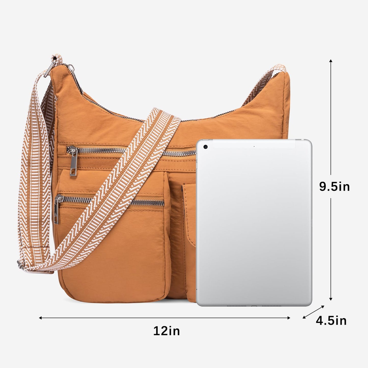 CLUCI Travel Purses for Women, Waterproof Nylon Crossbody Bags for Woman Trendy, Anti Theft Shoulder Handbags for Ladies