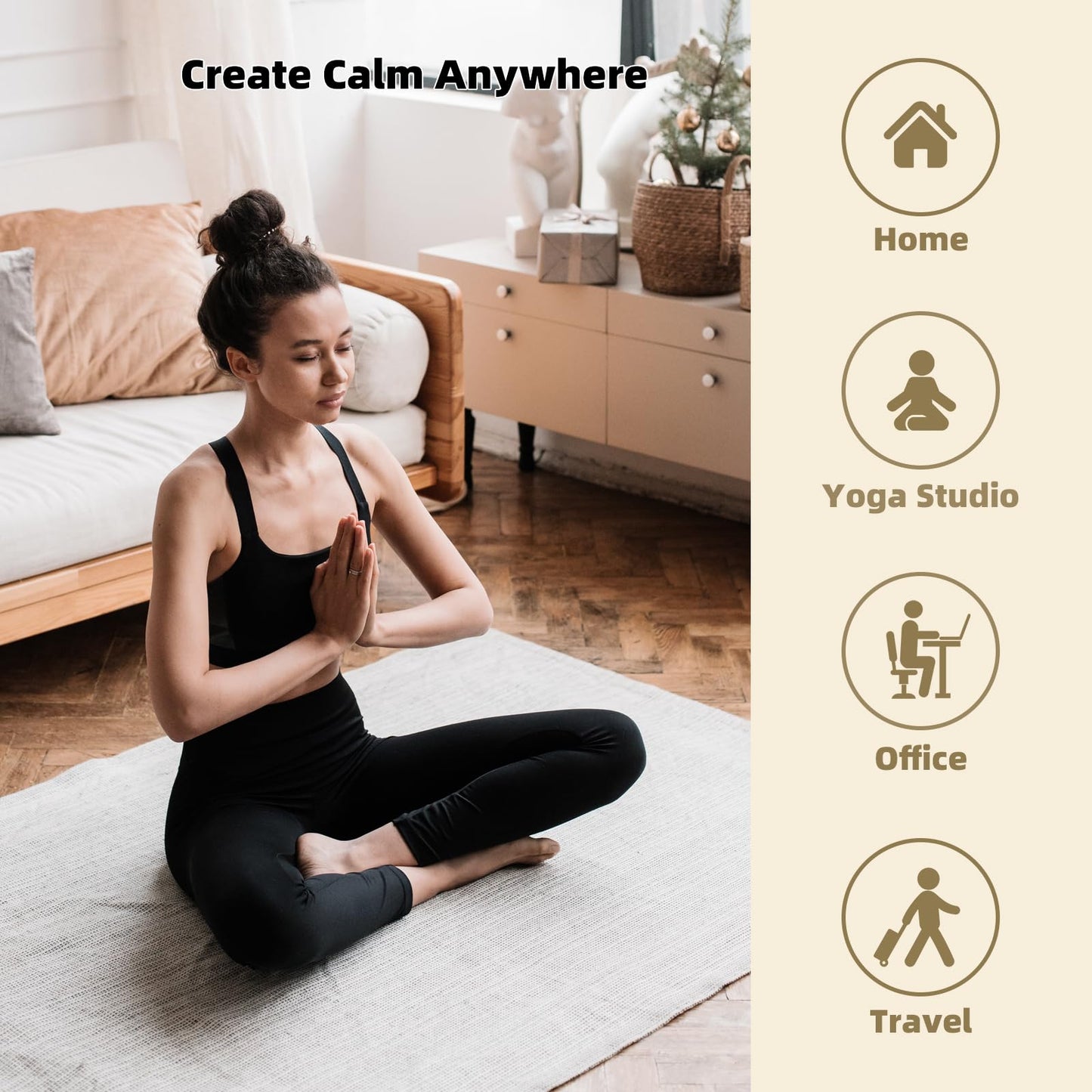 Rylaxtones Meditation System,Electronic Tibetan Singing Bowl,Sound Bath Machine for Meditation,Mindfulness,Sound Bath,Chakra Healing, Stress Relief,Sound Therapy,Yoga Practice,Relaxation
