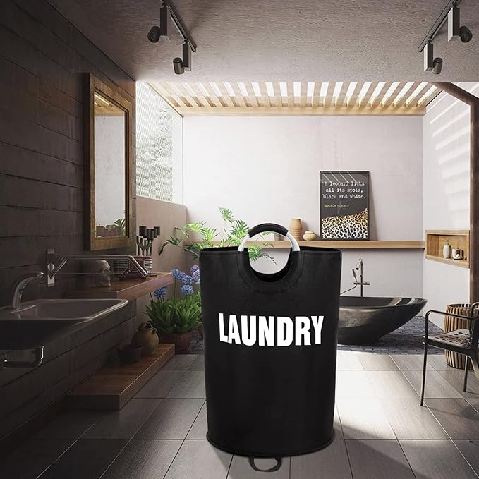 160L XX-Large Laundry Basket, Freestanding Tall Clothes Hamper, Collapsible