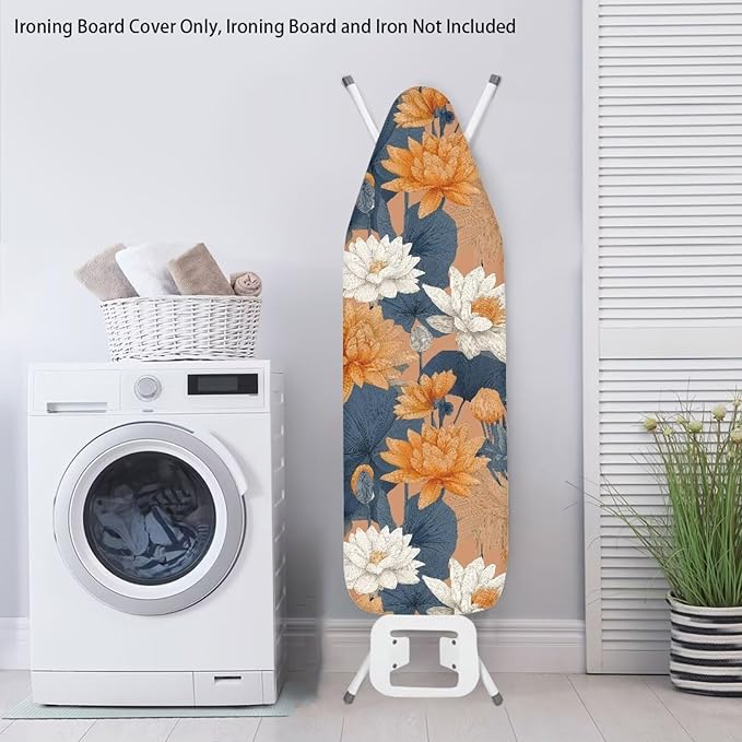 Ironing Board Cover, Standard Size Bell Portable Iron Pad Covers Cushion Wide