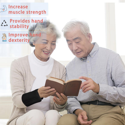Okueejur Wrist Weights for Tremors Hand Weighted Utensils for Hand Tremors Perfect Writing Weights & Hand Strengthening Tools for Parkinson’s Essential Tremors Patients (1)