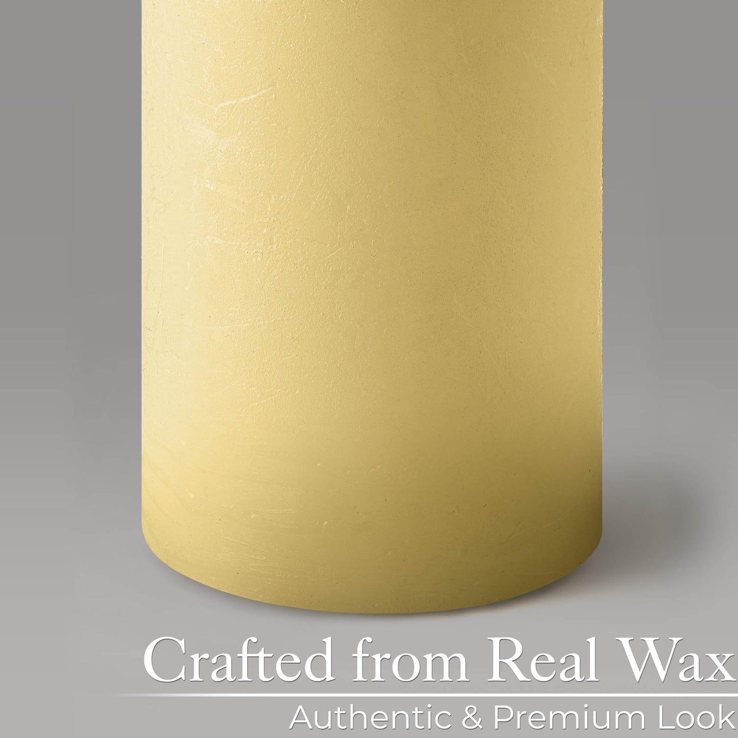 CHRISTOW Flameless LED Candles Battery Operated Real Wax Flickering Flame Set of 3