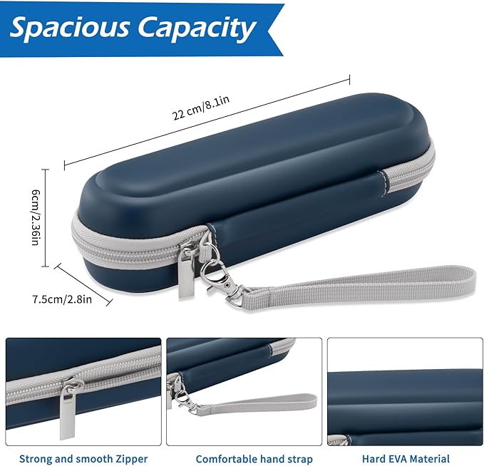 Toothbrush Travel Case for Oral B/Oral-B Pro 1000 1500 5000 7000 & Philips