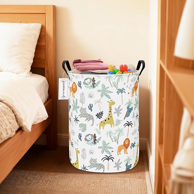QUEENLALA Large Storage Basket, Laundry Hamper/Bathroom/Home Decor/Collapsible