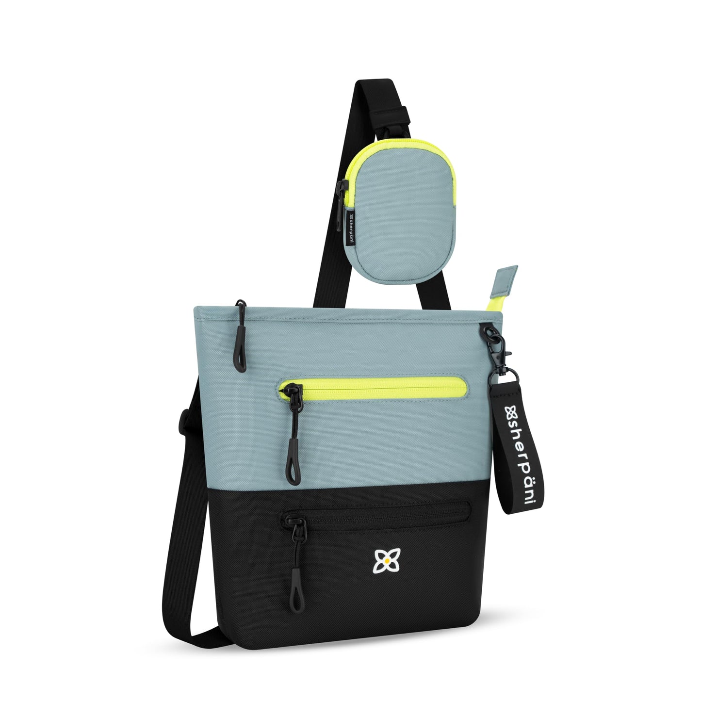 Sherpani Sadie, Nylon Crossbody Bag, Lightweight Shoulder Bag, Travel Cross Body, Crossbody Purse for Women, RFID Protection, Removable Coin Purse, Travel Gift (Chromatic Classic)