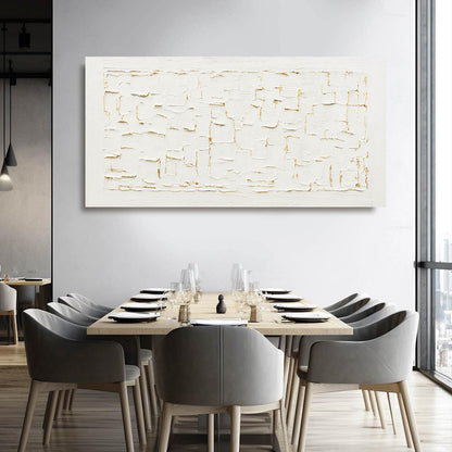 SOUGUAN Textured Wall Art Block Wall Painting Abstract Canvas Wall Pictures 24"x48" Art Posters for Office Artwork for Living Room