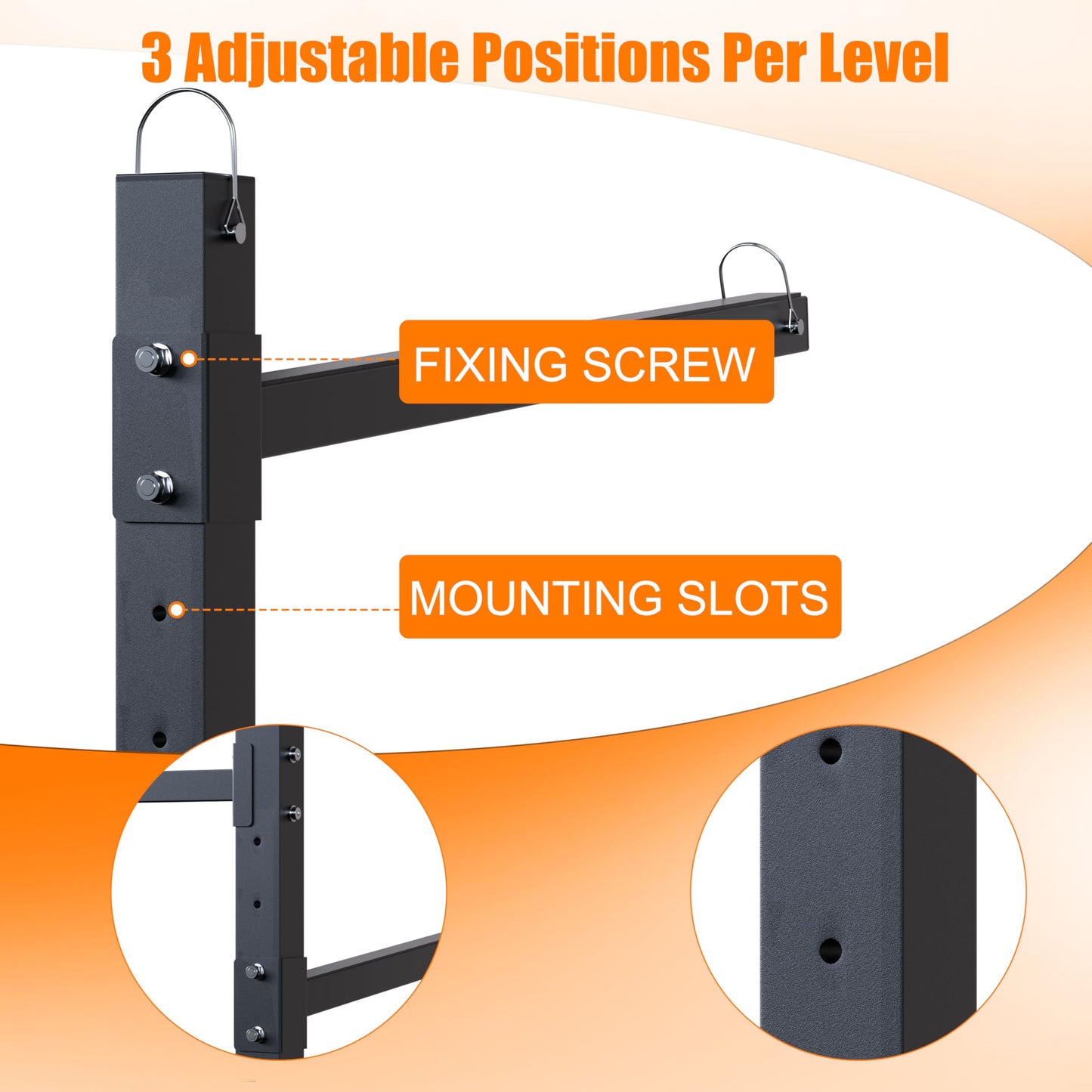 TRUSOON Outdoor Freestanding Kayak Rack, Heavy Duty Kayak Stand for 3 Kayaks, Canoe, Surfboard, Paddle Board Storage, Hold up to 600lbs, Black