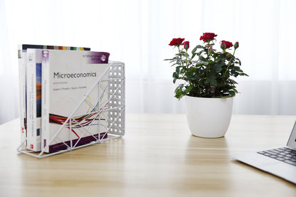 T4U 15CM Self Watering Plant Pots, Plastic Plant Pots Pack of 4, Self Watering Planter with Water Level Indicator, White Plant Pots Indoor Outdoor, Indoor Plant Pots for House Plants Flower Herb