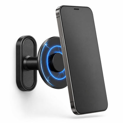 meexzoom Magnetic Phone Holder for Gym, 360° Rotation Adjustable Strong Magnets, Gym Accessories, Phone Mount to Metal Surfaces, Gym Essentials for Men and Women
