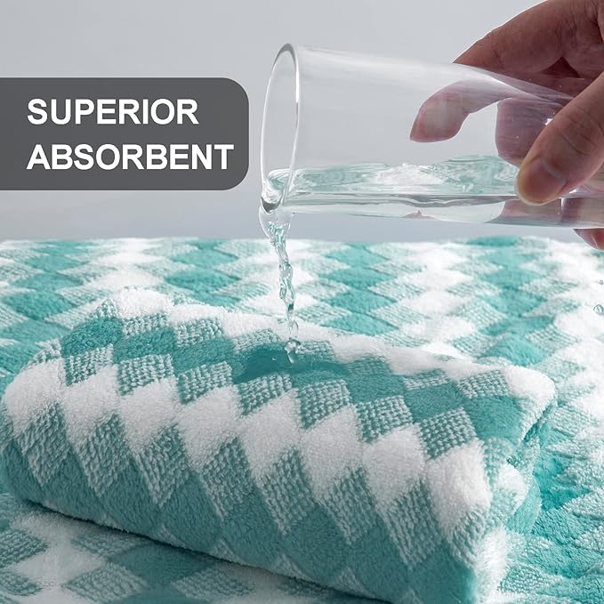 Hand Towels Set 2 Pack-16“x31” Ultra Soft Microfibers Bathroom Towel Set Highly