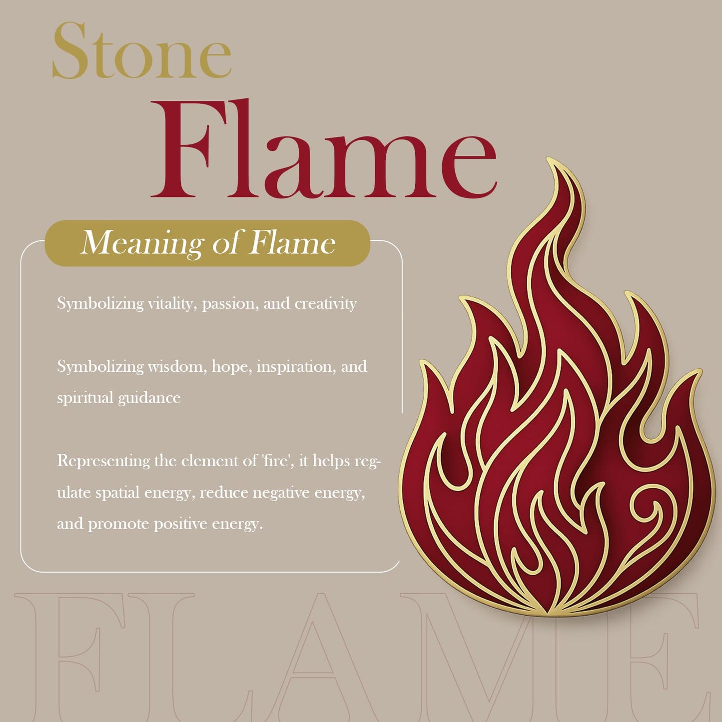 dssmboom Ocean Jasper Flame Shaped Stone Tower for Home Decor, Irregular Healing Crystal Specimen Mineral for Collection, Energy Balancing,201g-300g