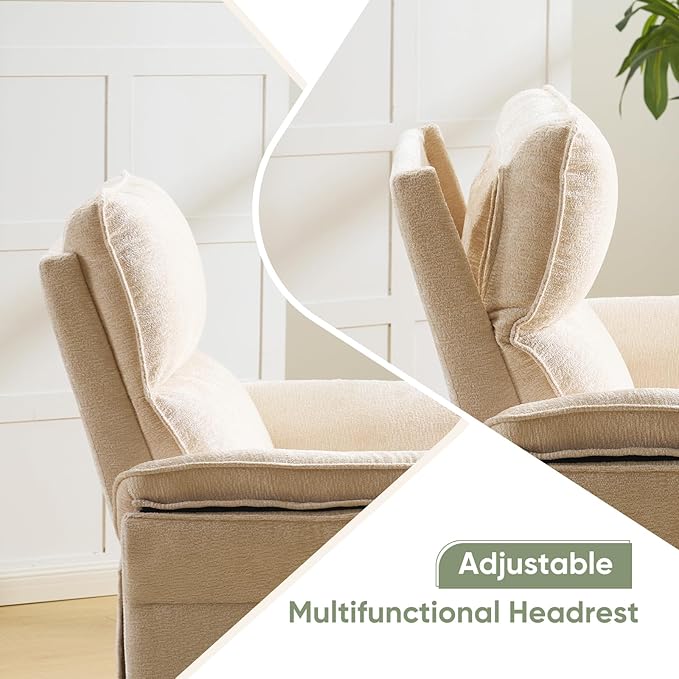 Oversized Power Recliner Chair Swivel Glider