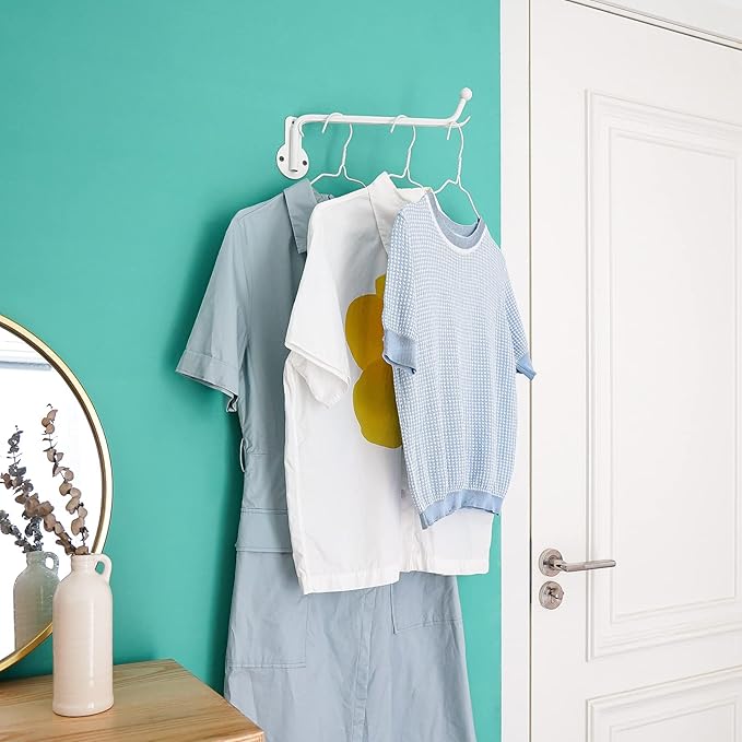 Mkono Wall Mounted Clothes Hanger