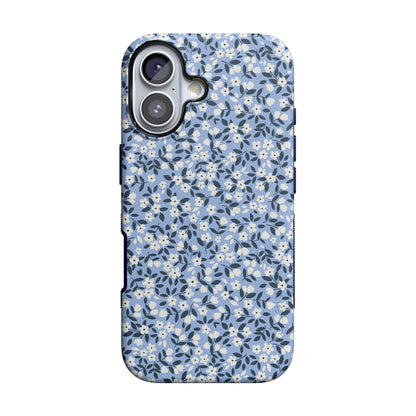 Casely iPhone 17 Case | Blue Stripes | Sunday Best | Compatible with MagSafe | Bold Protective Design