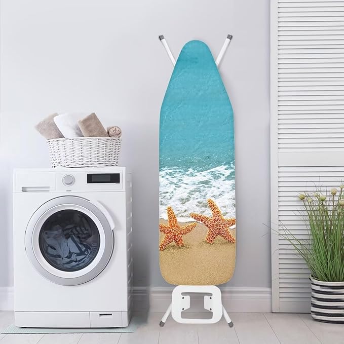 Beach Starfish Ironing Board Cover Standard Size Ironing Board Pad Protective