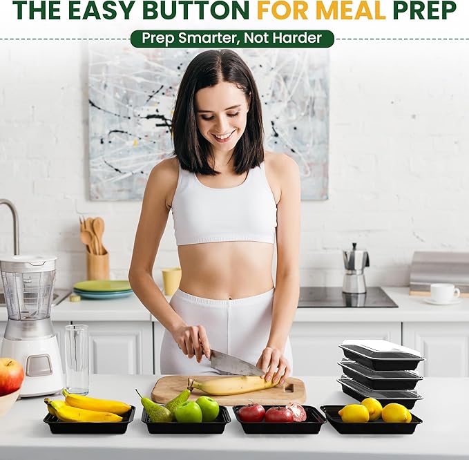 32oz Meal Prep Containers, Reusable Bento Box