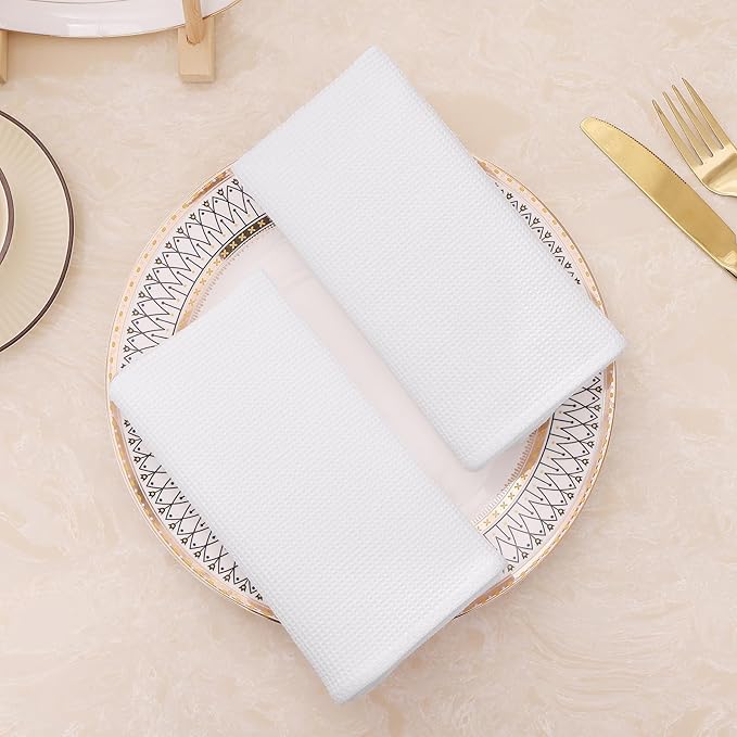 Homaxy 100% Cotton Waffle Weave Dish Cloths