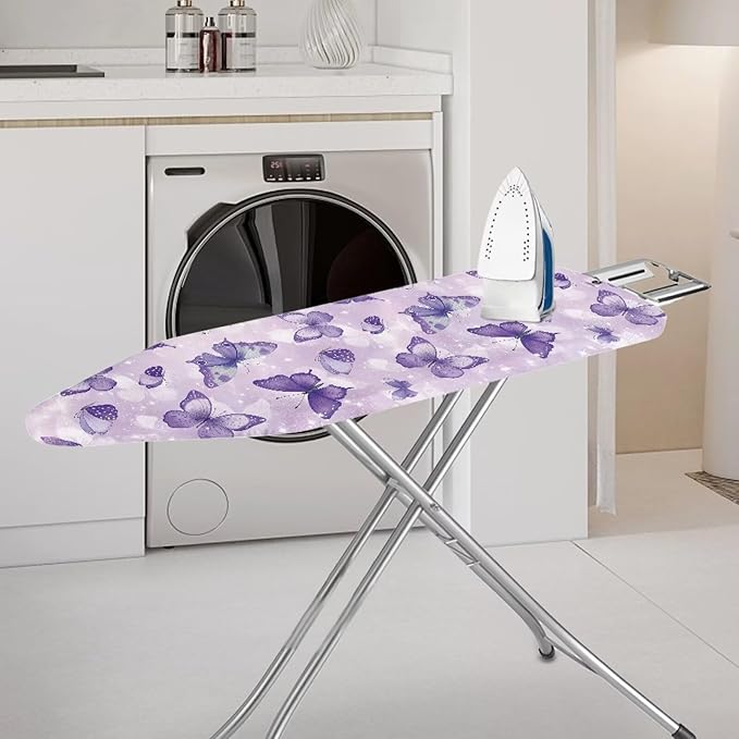 Purple Butterfly Ironing Board Cover Iron Pad Covers Padding