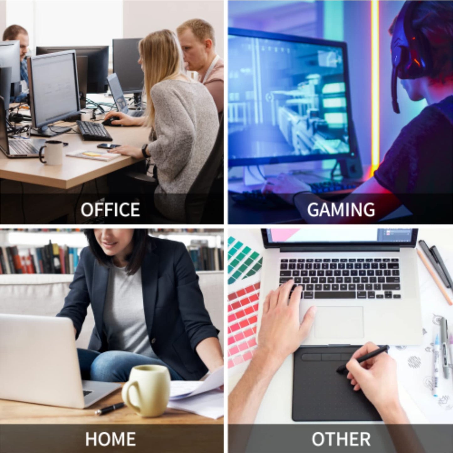 Large Gaming Mouse Pad Anime Night Sky Space Stars Custom Desk Pad,Mousepad with Non-Slip Rubber Base and Stitched Edges Mouse Mat,Portable Desk Mat for Office,Computer Work,Game,31.5X15.7